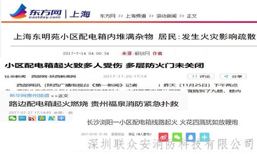  聯(lián)眾安邀您看配電柜專用自動(dòng)滅火裝置 