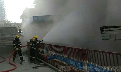 5.9深圳在建大樓起火